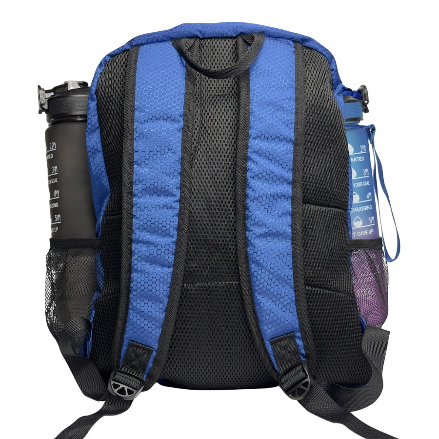 Ghiozdan Fotbal 25L Pro Albastru – Organizare Separată pentru Minge, Ghe­te și Echipament