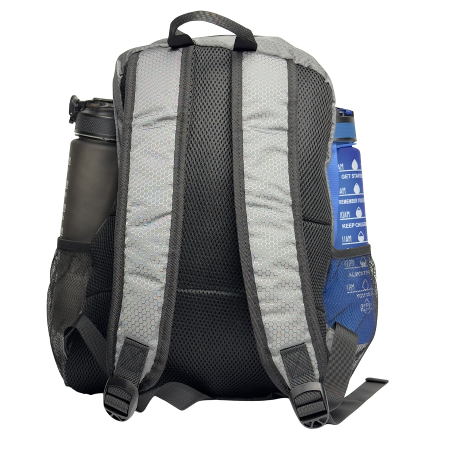 Ghiozdan Fotbal 25L Pro Gri – Organizare Separată pentru Minge, Ghe­te și Echipament