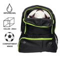 Ghiozdan Fotbal 25L Pro Neon – Organizare Separată pentru Minge, Ghe­te și Echipament