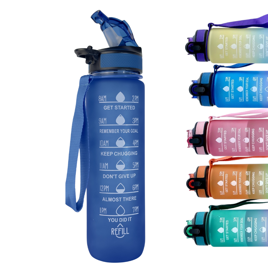 Sticla de apă 1000ml - SUMMER Blue Wave