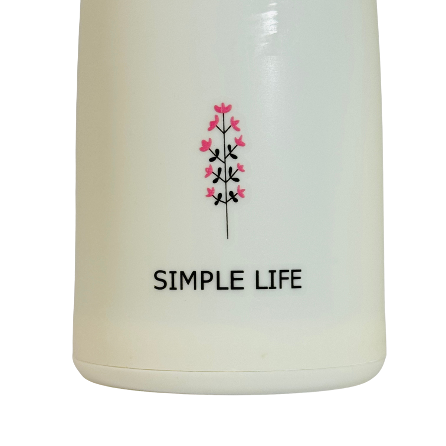 Sticla de apă 400 ml Simple Milk, din sticlă