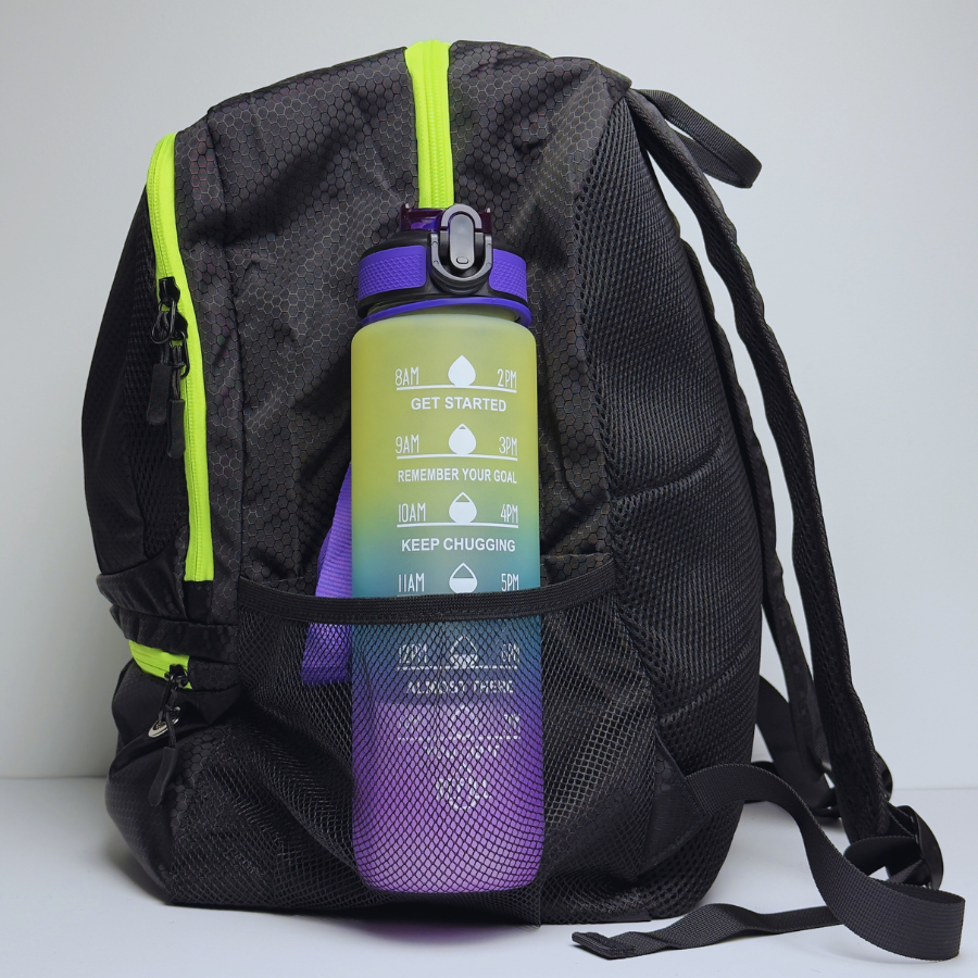 Ghiozdan Fotbal 25L Pro Neon – Organizare Separată pentru Minge, Ghe­te și Echipament