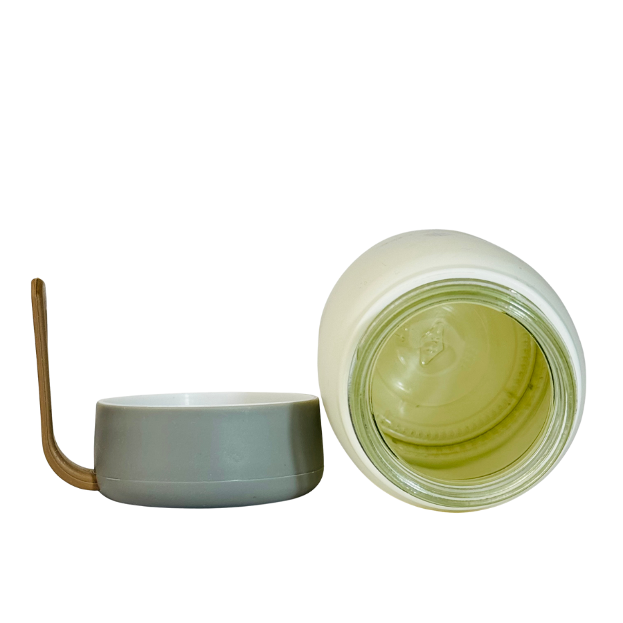 Sticla de apă 400 ml Simple Milk, din sticlă