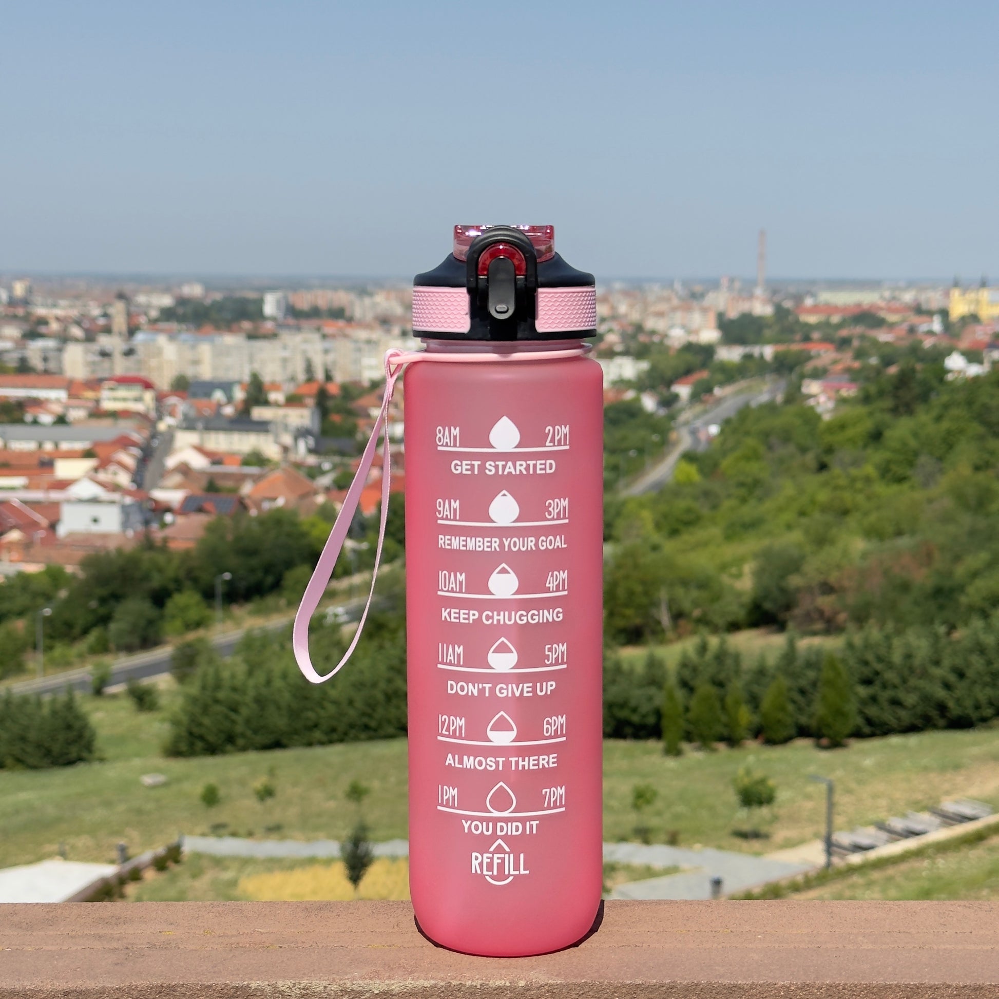 Sticla de apă 1000ml - Flamingo