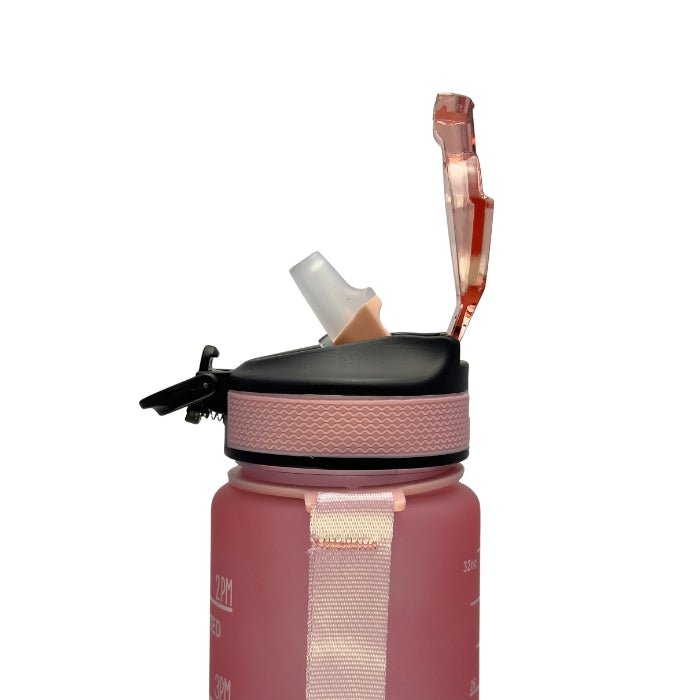 bidon drink 1l cu pai si deschidere flip capac