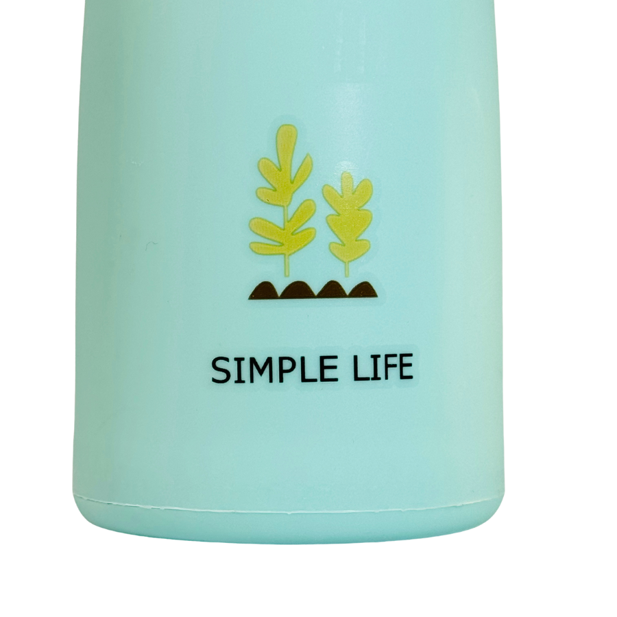 Detaliu design sticlă 400 ml cu model vesel, potrivit pentru copii și utilizare zilnică