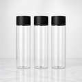 Set 3 x Sticle cilindrice 300 ml - CYLINDER, din plastic transparente