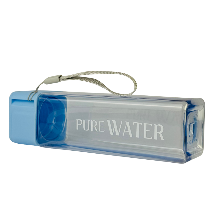 Detalii sticlă de apă 500 ml PURE Breeze, plastic rezistent fără BPA, design modern și funcțional