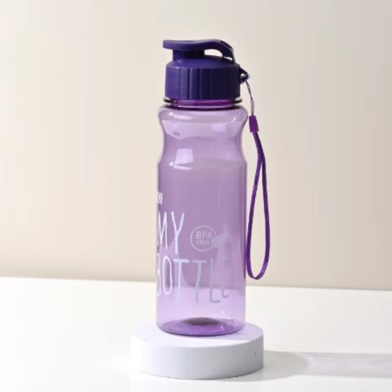 Sticlă de apă 500 ml Kids Grape cu mâner ergonomic pentru transport ușor