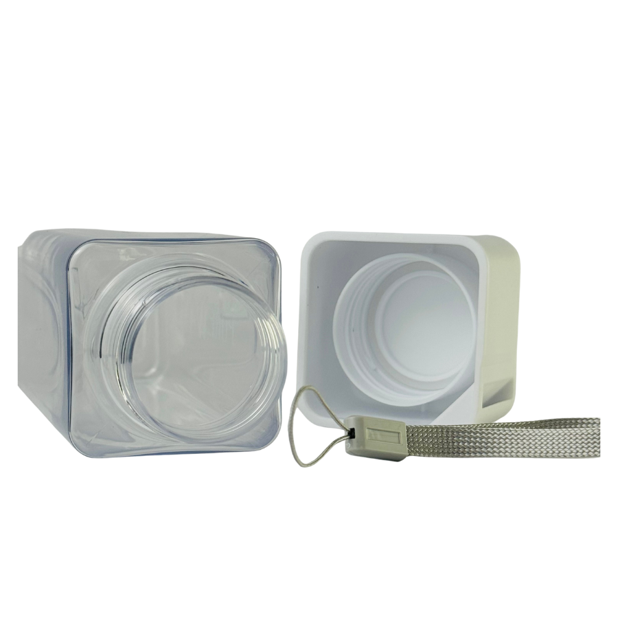 Sticlă de apă 500 ml PURE Clear, design transparent minimalist, rezistentă și ușor de transportat