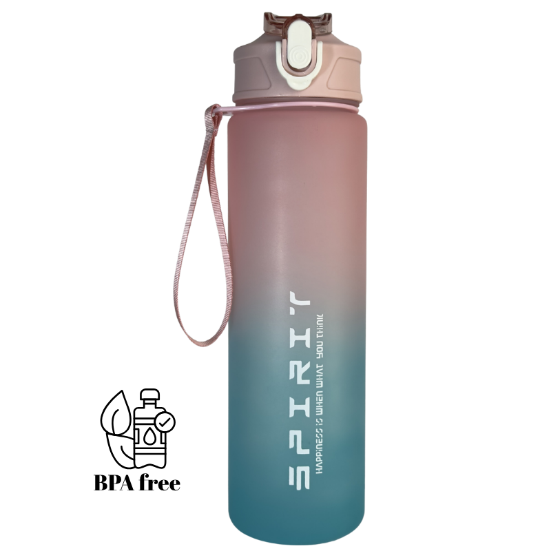 Sticlă de apă 800 ml pentru sport și copii Football Miami, fără BPA, design modern