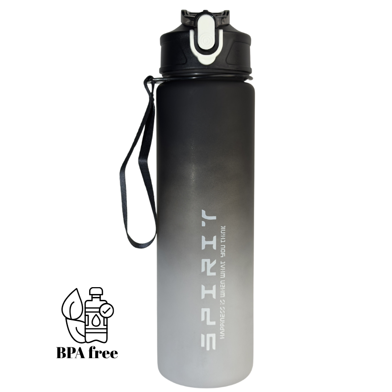 Sticlă de apă 800 ml pentru sport și copii Football Real, fără BPA, design modern