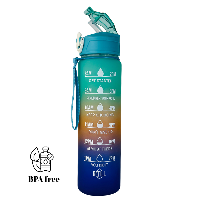 Sticlă de apă 800 ml W8W Ocean fără BPA, design modern pentru hidratare zilnică