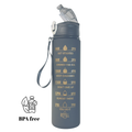 Sticlă de apă 800 ml W8W Shadow fără BPA, design modern pentru hidratare zilnică