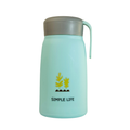 Sticlă de apă din sticlă 400 ml cu protecție din silicon, ideală pentru copii, școală și utilizare zilnică