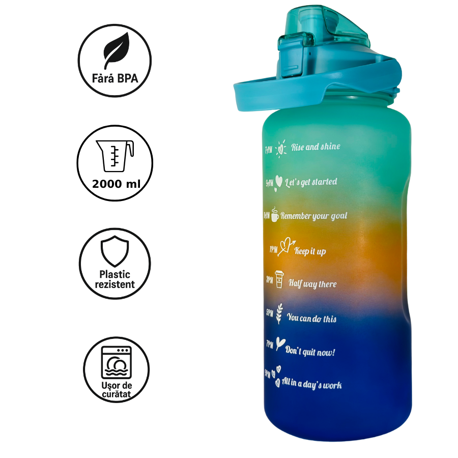 Sticla de apă - 2000ml Holiday