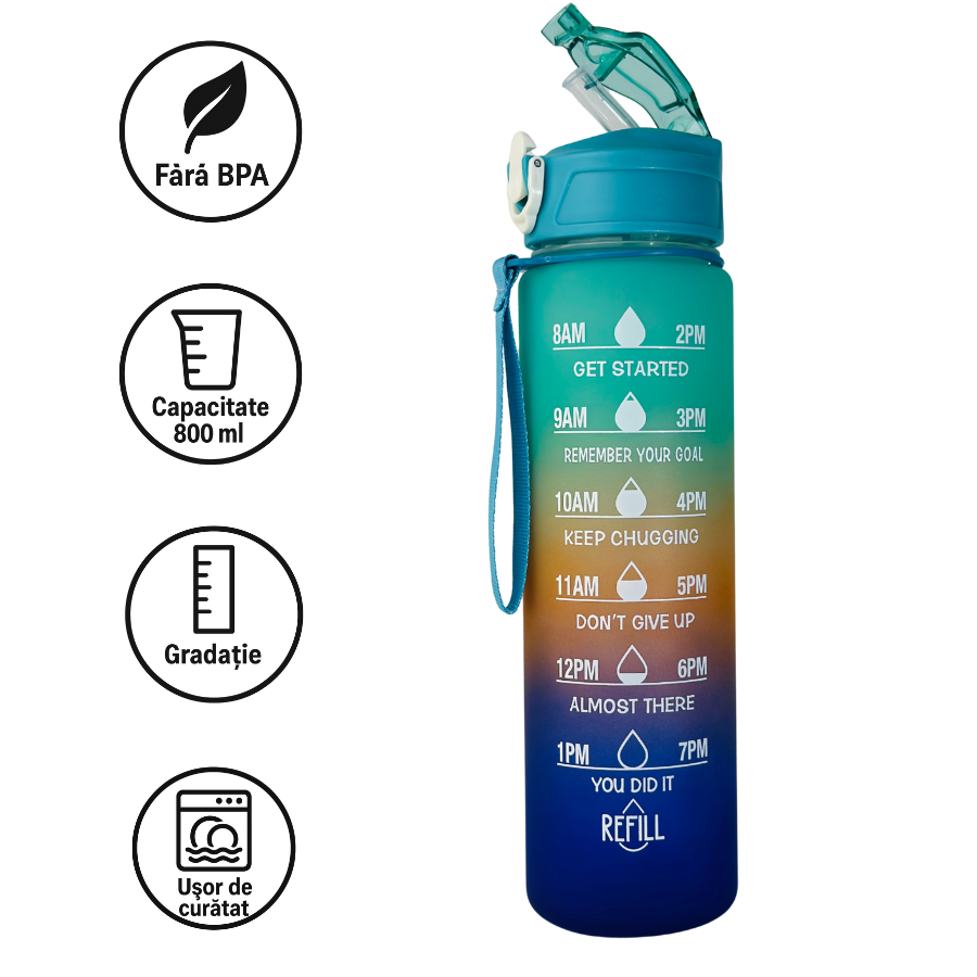 Sticla de apă 800ml - Ocean